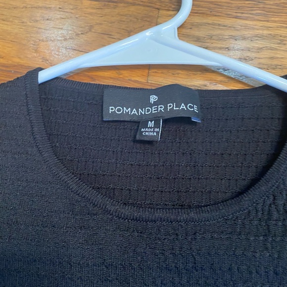 Pomadener Place black 3/4 sleeve dress - size m - Picture 7 of 9